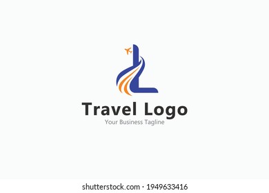 Travel logo template - l Travel