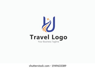 Travel logo template -  U Travel 