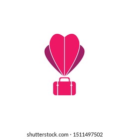 Travel logo template vector illustration