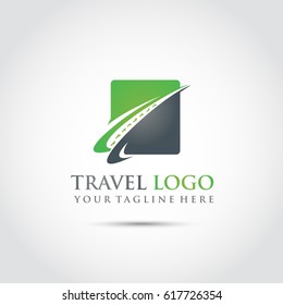 Travel Logo Template. Vector Illustrator Eps.10