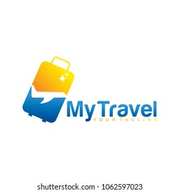 travel logo vacation design template