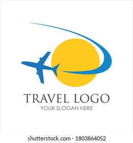 Travel logo vector icon design template-vector