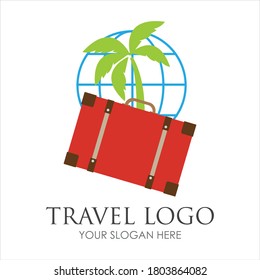 Travel logo vector icon design template-vector