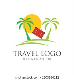 Travel logo vector icon design template-vector