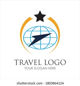 Travel logo vector icon design template-vector