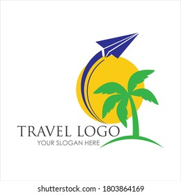 Travel logo vector icon design template-vector