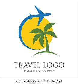 Travel logo vector icon design template-vector