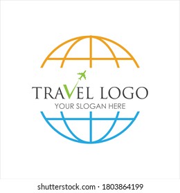 Travel logo vector icon design template-vector