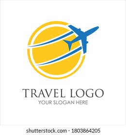 Travel logo vector icon design template-vector