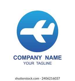 Travel Logo vector icon illustration design. logo suitable for business, airline ticket agents and holidays