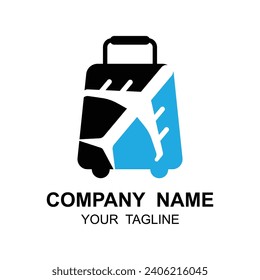Travel Logo vector icon illustration design. logo suitable for business, airline ticket agents and holidays