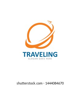 Travel logo vector icon template design 
