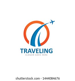 Travel logo vector icon template design 
