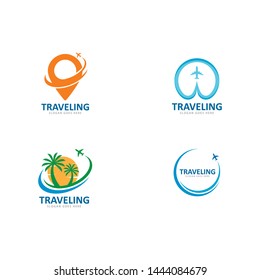 Travel logo vector icon template design 
