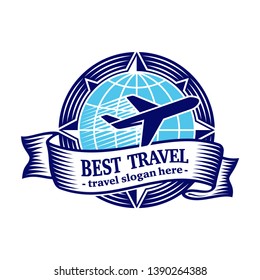 Travel logo. Vector and illustration.