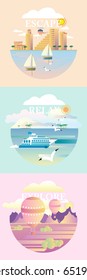Reiselogo, Vektorgrafik-Design-Vorlage. Tourismus, Ausflug, Sommerabenteuer und Urlaubskonzept.