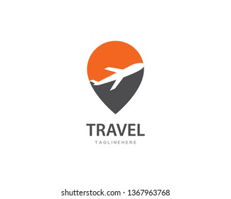 Travel logo vector template