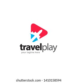 travel logo vector template. design for company tour and travel. 