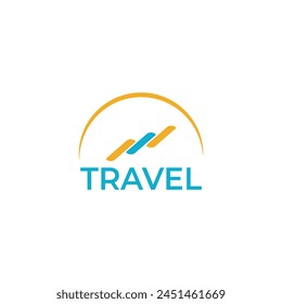 Logotipo de viaje, diseño de logotipo de viaje, Plantilla de diseño de logotipo de viaje, logotipo de viaje de verano, logotipo de viaje, empresa voladora. logotipo de agencia de viajes, diseño de camiseta.