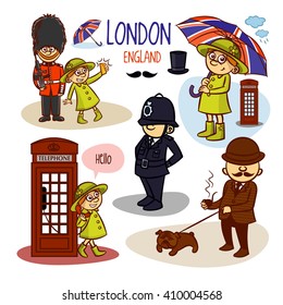 Travel London England People Objects