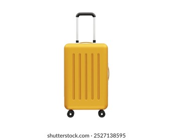 Travel luggage 3D icon illustration