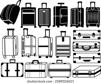 Travel Luggage Bags Set Bundle