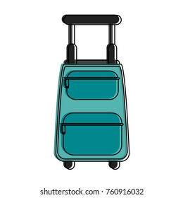 Travel luggage isolated