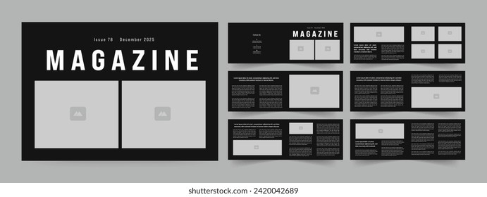 Travel Magazine or Magazine Layout Design