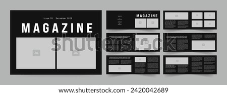 Travel Magazine or Magazine Layout Design
