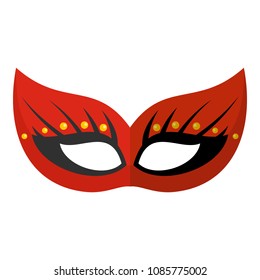 Travel mask icon. Flat illustration of travel mask vector icon for web