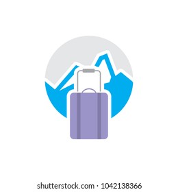 Travel Mountain Logo Icon Design
