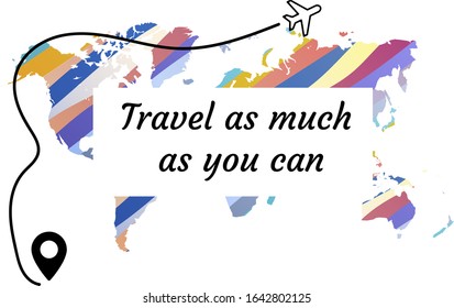 Travel as much as you can. Ready to post social media quote