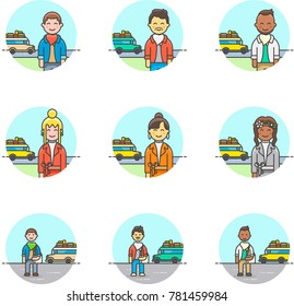 Travel- Multicolor Icon Set