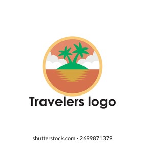 Nombre de Viaje Logotipo de Vector, Logo Plantilla, Logo Eps, Logotipo de Negocio