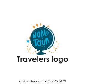 Nome De Viagem Logotipo Vetorial, Modelo De Logotipo, Eps Logotipo, Logotipo Comercial