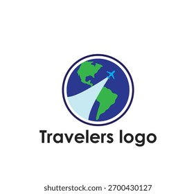 Nome De Viagem Logotipo Vetorial, Modelo De Logotipo, Eps Logotipo, Logotipo Comercial