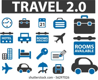 travel new signs. vector