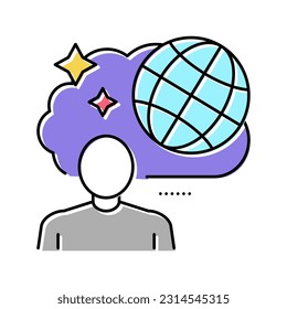 travel nostalgia color icon vector. travel nostalgia sign. isolated symbol illustration