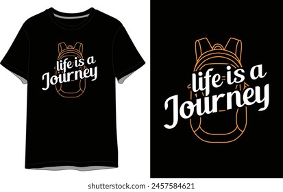 Travel now Vector black t shirt design