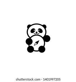 Travel panda logo. The panda says,"I'll take you around the world."