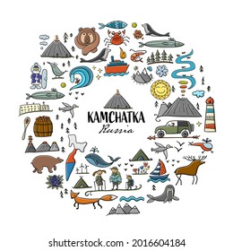 Travel to Peninsula Kamchatka. Eurasia, Russian Far East. Wild Nature and Animals.