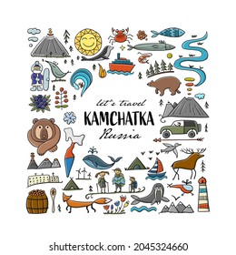 Travel to Peninsula Kamchatka. Eurasia, Russian Far East. Wild Nature and Animals.