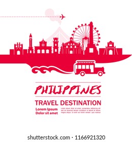 Travel To Philippines vector