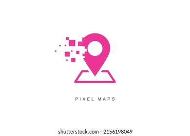 icono de píxel de viaje estilo moderno vectorial.