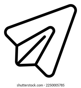 Travel plane icon outline vector. People job. Nature sea