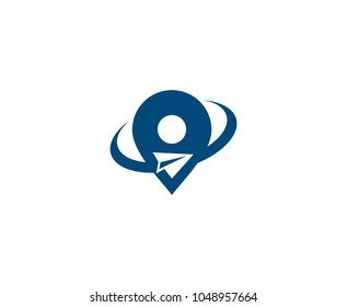 Travel plane logo