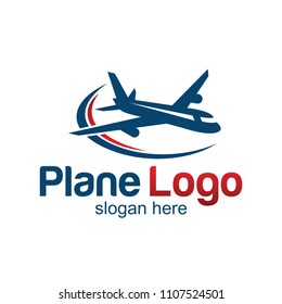 travel plane logo design