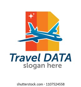 travel plane logo design