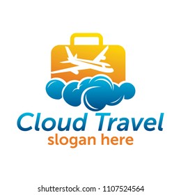 travel plane logo design
