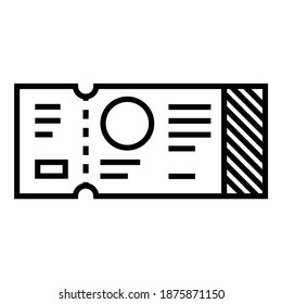 Travel Plane Tickets Flat Icon Isolated On White Background